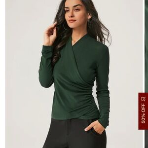OGL Dark Green Wrap Sweatshirt